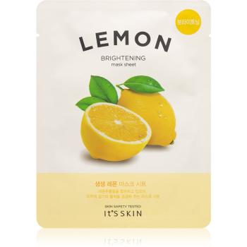 It´s Skin The Fresh Mask Lemon mască textilă iluminatoare 18 g