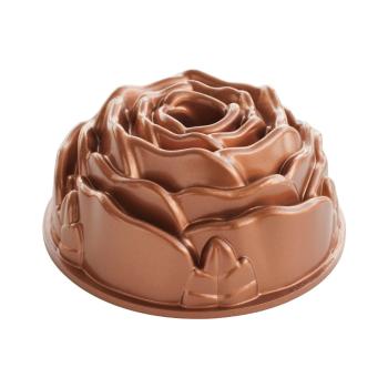 Formă pentru chec bundt / guguluf Nordic Ware Rose, 2,4 l, arămiu