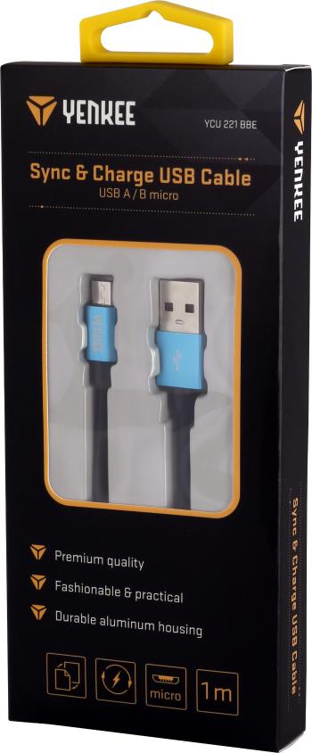 Cablu de sincronizare si incarcare USB 1m - albastra - Mărimea 1 m