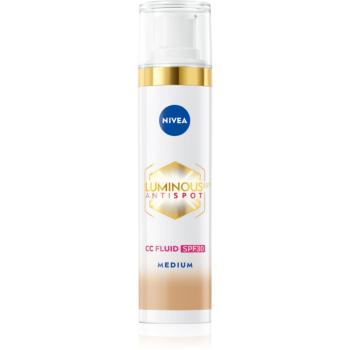 NIVEA Luminous 630 Anti Spot crema CC iluminatoare SPF 30 culoare Medium 40 ml