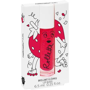 Nailmatic  Kids Rollette lip gloss pentru copii culoare Strawberry 6,5 ml