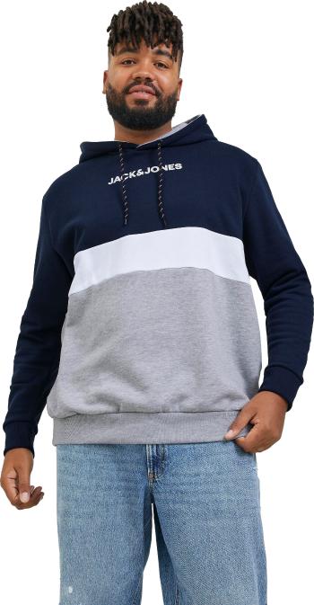 Jack&Jones PLUS Hanorac pentru bărbați Regular Fit 12236900 Navy Blazer 6XL