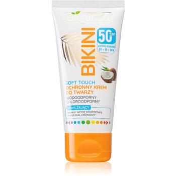 Bielenda Bikini Coconut protectie solara rezistenta la apa pentru fata SPF 50 50 ml