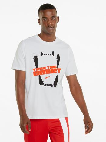 Puma 4th Quarter Tricou Alb