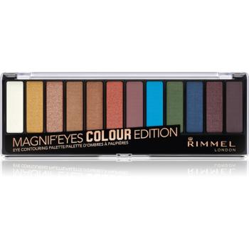 Rimmel Magnif’ Eyes paleta farduri de ochi culoare 004 Colour Edition 14.16 g