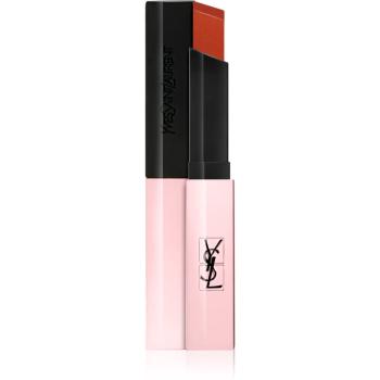 Yves Saint Laurent Rouge Pur Couture The Slim Glow Matte ruj buze mat hidratant stralucitor culoare 213 No Taboo Chili 2 g