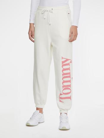 Tommy Jeans Pantaloni de trening Alb