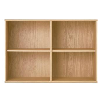 Bibliotecă în culoare naturală cu aspect de lemn de stejar suspendată 89x61 cm Mistral – Hammel Furniture