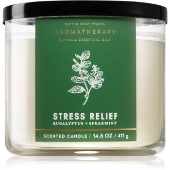 Bath & Body Works Aromatherapy Eucalyptus & Spearmint lumânare parfumată 411 g