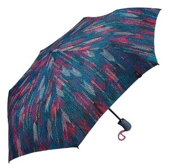 Esprit Umbrelă pliabilă pentru femei Easymatic Light Blurred Edges 58644 Ocean Depths