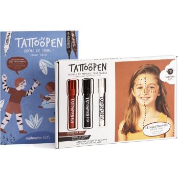 Nailmatic  Funny Tribe set Brown, Black, White (pentru copii)