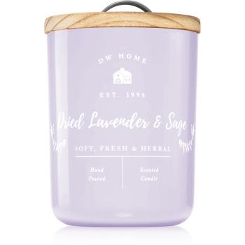 DW Home Farmhouse Dried Lavender & Sage lumânare parfumată 428 g