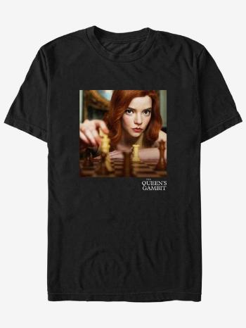 ZOOT.Fan Netflix Beth Harmon The Queen's Gambit Tricou Negru