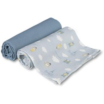 canpol babies Muslin Squares scutece textile Blue 70x70 cm 2 buc