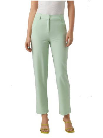 Vero Moda Pantaloni de damă VMZELDA Straight Fit 10261257 Mist Green 36/32