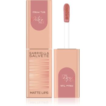 Gabriella Salvete Petra Nude Pillow Talk ruj de buze lichid, cu finisaj matifiant 4,5 ml