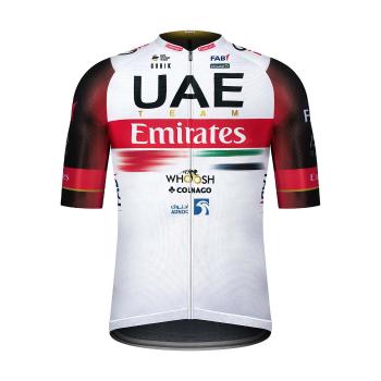 
                 GOBIK Tricou de ciclism cu mânecă scurtă - UAE 2022 INFINITY WT - alb/negru/roșu  
            