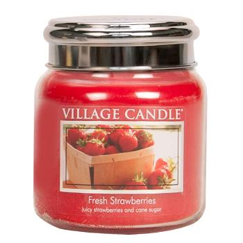 Village Candle Lumânare parfumată în sticlăFresh Strawberry 390 g