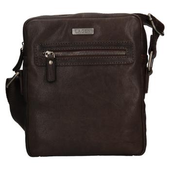 Lagen Geanta din piele pentru bărbați crossbodyblc/4428/21 brown