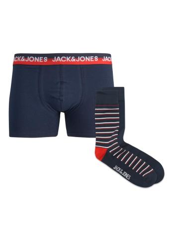 Jack&Jones Set pentru bărbați - boxeri și șosete JACMAZON 12210741 Navy Blazer Navy Blazer - Navy Blazer M