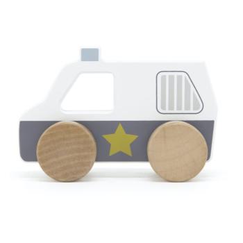 Tryco Wooden Police Car mașinuță din lemn 1 buc