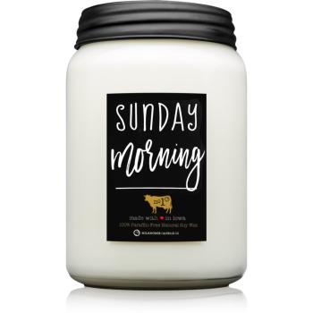 Milkhouse Candle Co. Farmhouse Sunday Morning lumânare parfumată Farmhouse Jar 737 g