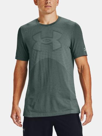 Under Armour Seamless Logo SS Tricou Verde