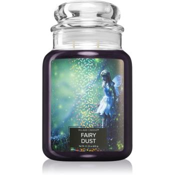 Village Candle Fairy Dust lumânare parfumată  (Glass Lid) 602 g