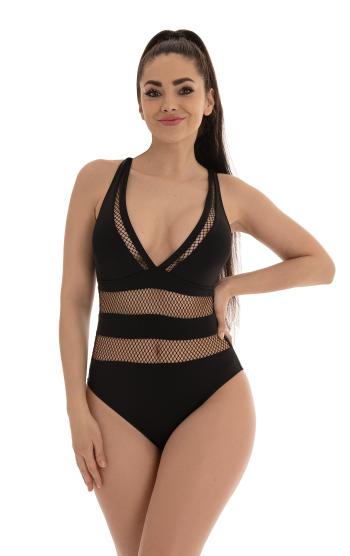 Vero Moda Costum de baie întreg pentru femei VMELAINE 10308194 Black S