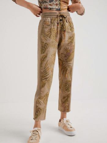 Desigual Jungle Pantaloni Verde