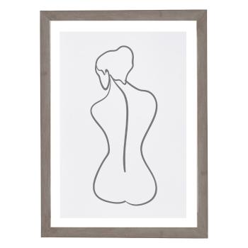 Tablou cu ramă pentru perete Surdic Woman Lines, 30 x 40 cm
