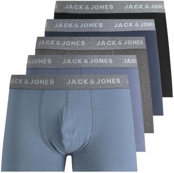 Jack&Jones 5 PACK -boxeri pentru bărbați JACSENSE 12208821 JACSERGE 12208821 Navy Blazer S