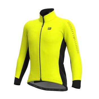 
                 ALÉ Jachetă termoizolantă de ciclism - FONDO WINTER - negru/galben  
            