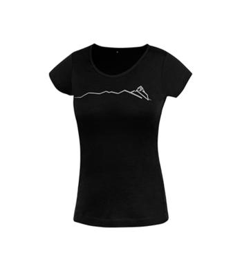 cămașă funcțional îmblănit lady negru / antracit (coloanei vertebrale)
