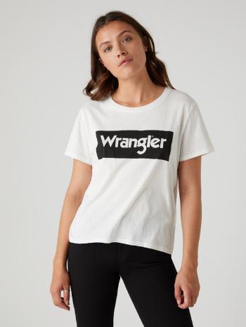 Wrangler Box Tricou Alb