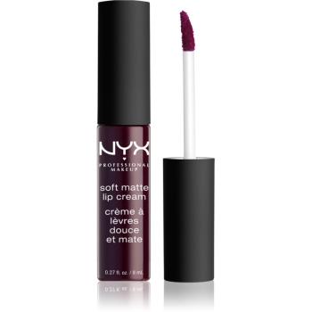 NYX Professional Makeup Soft Matte Lip Cream ruj lichid mat, cu textură lejeră culoare 21 Transylvania 8 ml