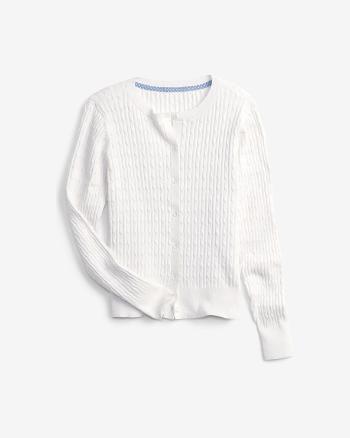 GAP Uniform Cardigan pentru copii Alb