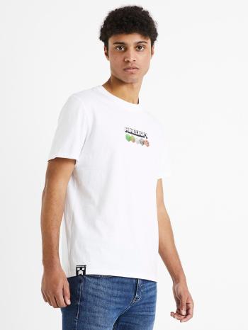 Celio Minecraft Tricou Alb