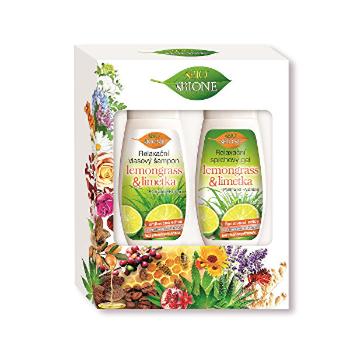 Bione Cosmetics Set cadou pentru îngrijirea părului Lemongrass + Limeta