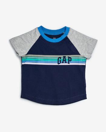 GAP Logo Arch Raglan Tricou pentru copii Albastru Gri