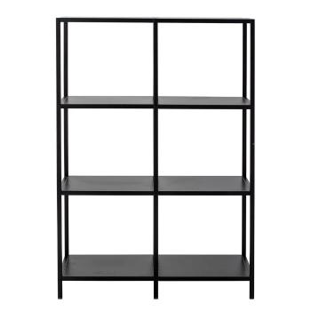 Bibliotecă neagră din metal 80x114 cm Valde – Bloomingville