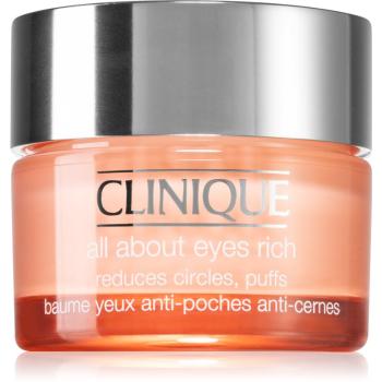 Clinique All About Eyes™ Rich crema de ochi hidratanta împotriva ridurilor și a cearcănelor întunecate 30 ml