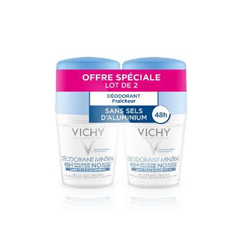 Vichy Deodorant mineral cu bilă(Mineral Deodorant) 2 x 50 ml