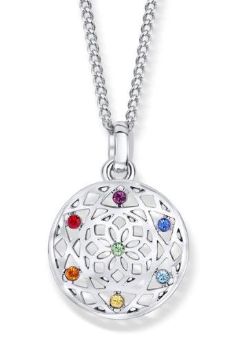 CRYSTalp Colier stilat cu cristale Chakra Flower 31091.MLT.R