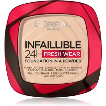 L’Oréal Paris Infaillible Fresh Wear 24h pudra machiaj culoare 20 Ivory 9 g