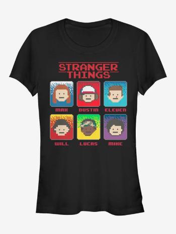 ZOOT.Fan Netflix Postavy Stranger Things Tricou Negru