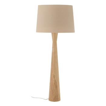 Lampadar bej cu abajur textil (înălțime 130 cm) Leonor – Bloomingville