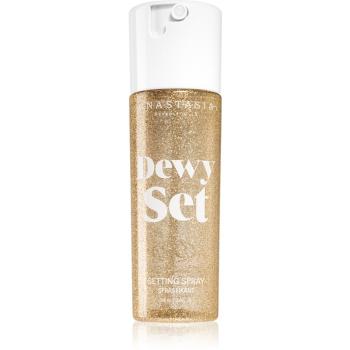 Anastasia Beverly Hills Dewy Set Setting Spray stralucire intensa facial cu parfum Coconut & Vanilla 100 ml