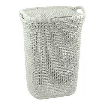 Coș pentru rufe murdare Curver Knit Hamper, 57 l, bej