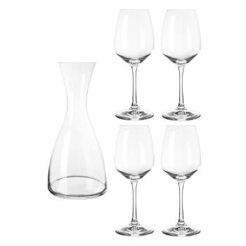 Set carafă și 4 pahare de vin Giselle - Orion